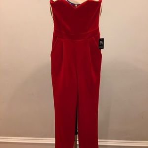 Express shoulder- less long romper